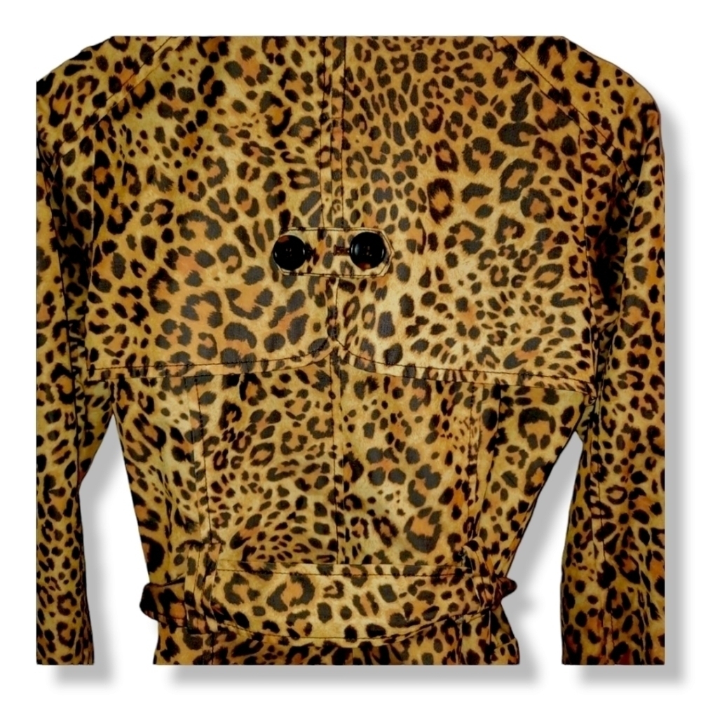 Jones New York Women's Jacket/ Coat  |Animal Print Long Sleeve. - Picture 2 of 7